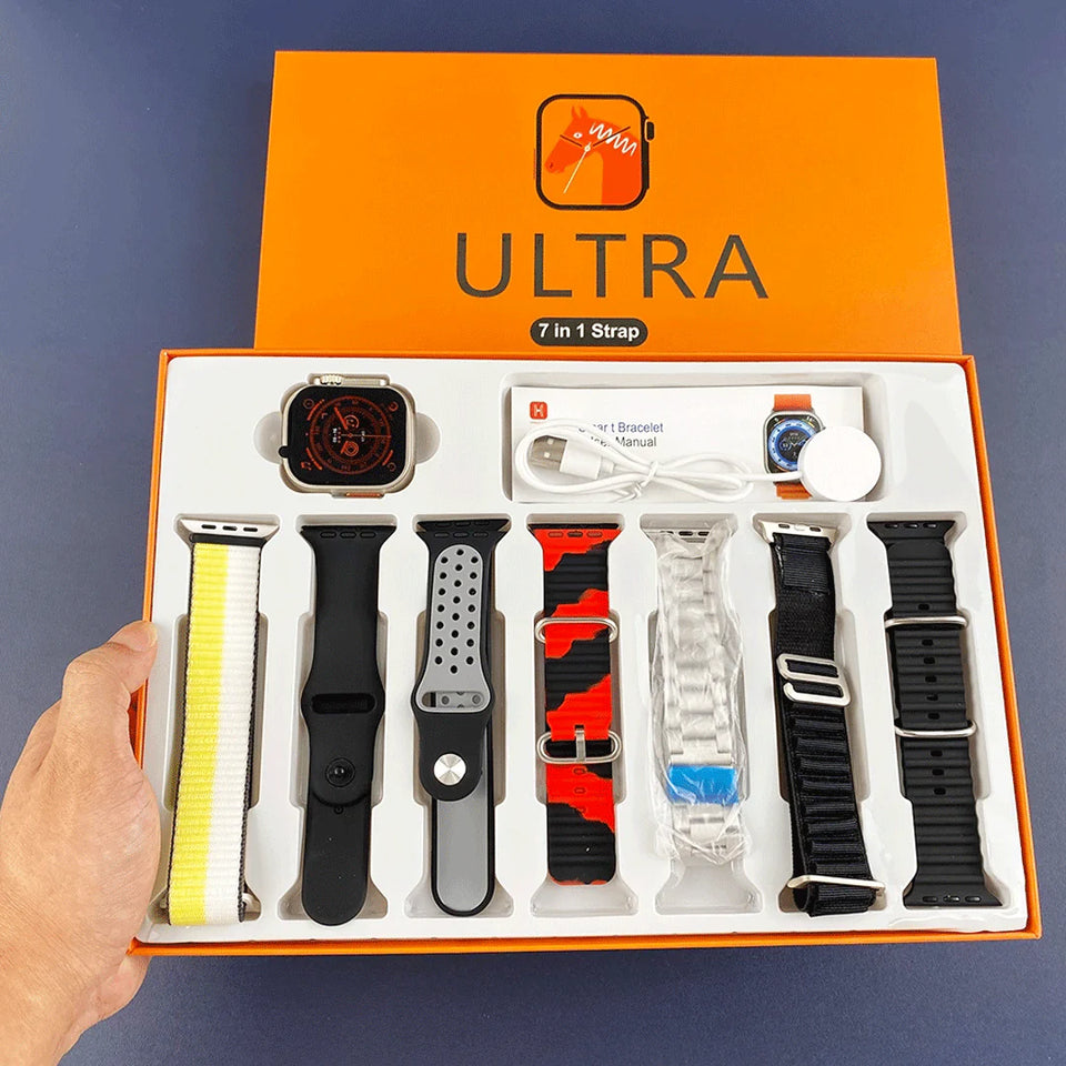 7 Straps Ultra Smart Watch for Boys & Girls